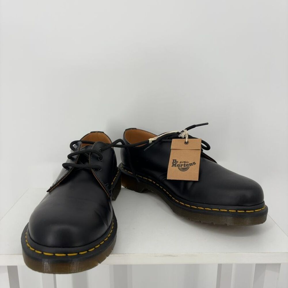 Dr. Martens Smooth Black Leather Shoes